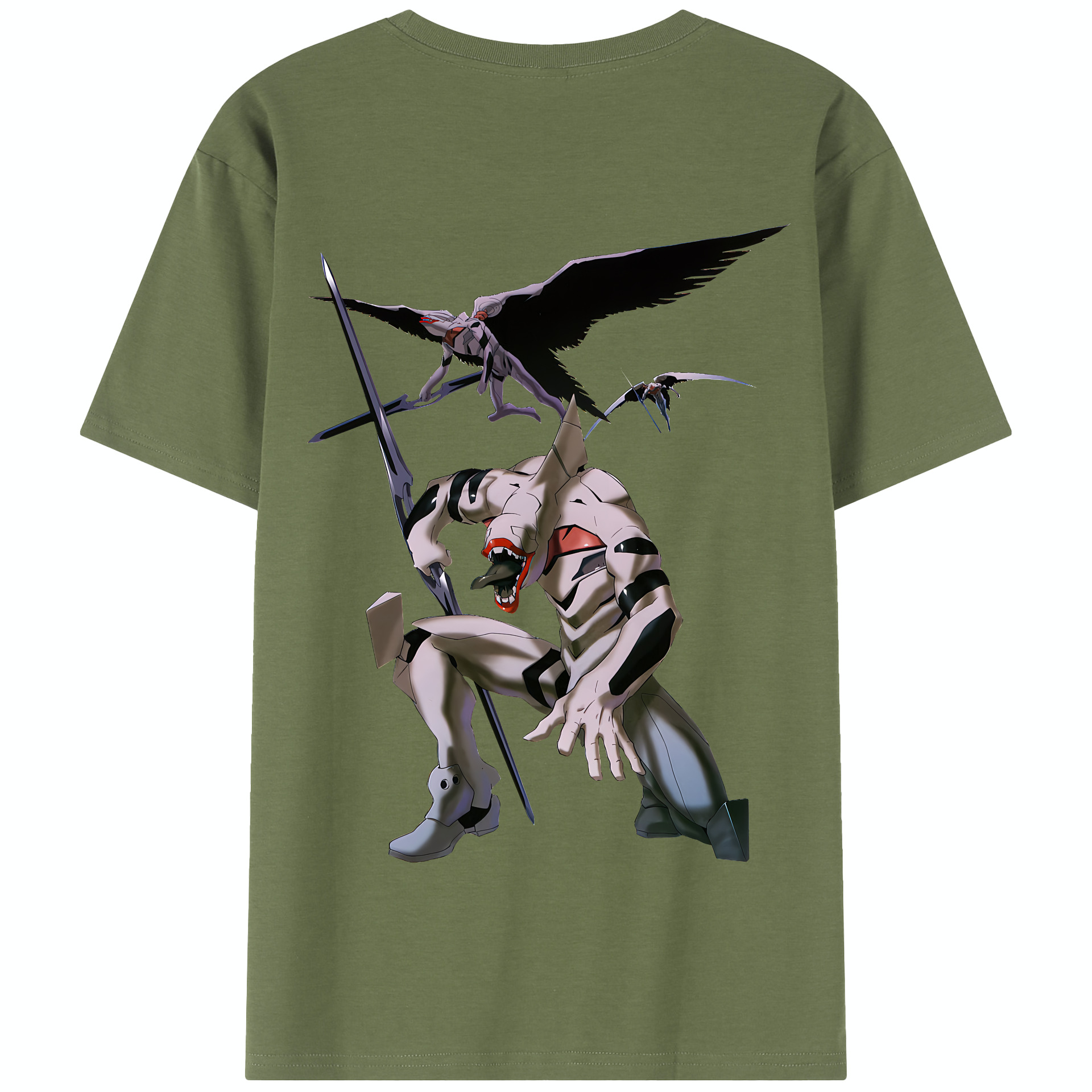 （画像用） EVA 新世紀エヴァンゲリオン 綿100％半袖Tシャツ（背面プリント）